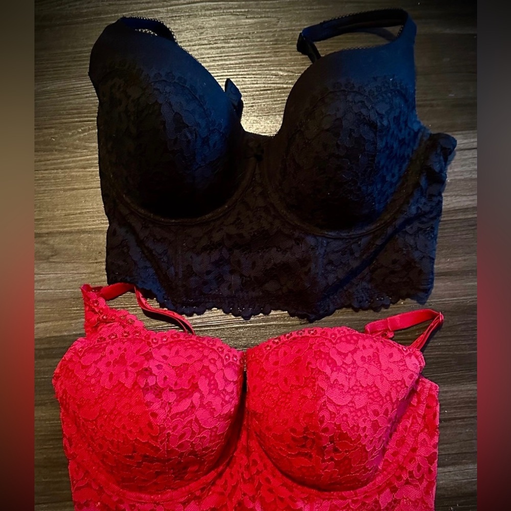 VS 38DD Corset / Bralette Bundle Victoria's Secret Lingerie
